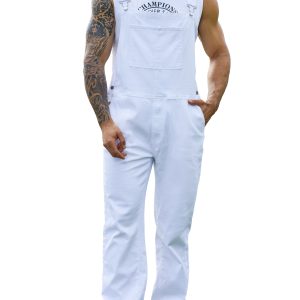 Overalls for Men Work Utility Coveralls Fashion Bib Romper Jumpsuit with Zipper Fly
